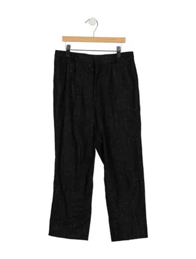 Pre-owned Dior Kids' Boys Clasp And Zip Closure Pants In Black