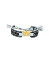 Dior Logo Metal Bracelet In Blue