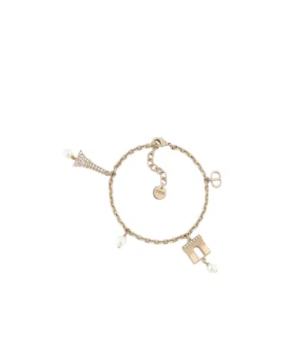Dior Bracelets For Eiffel Tower And Arc De Triomphe In Yellow