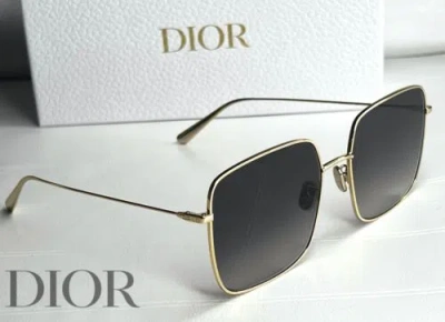 Pre-owned Dior Brand  Sunglasses Stellaire Su Metal Gold/gradient 59-145 Italy In Gray