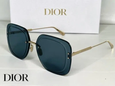 Pre-owned Dior Brand  Sunglasses Ultra Su B0b0 Metal Gold/gray Lens 65-140 Italy
