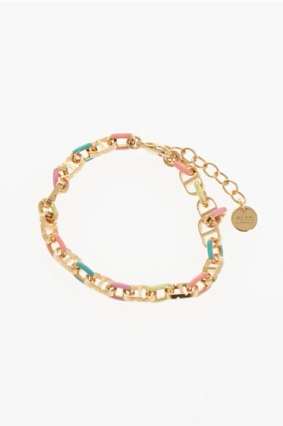 Dior Brass Cd Bracelet With Enamelled Detail Grösse Unica