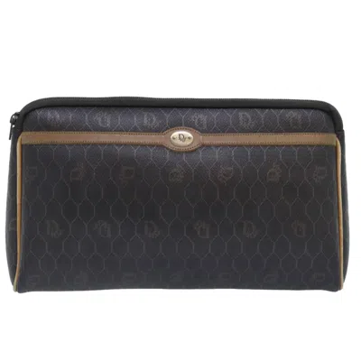 Pre-owned Dior Brown Canvas Clutch Bag ()
