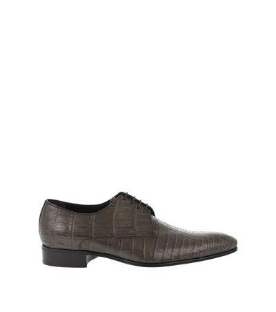 Dior Brown Leather Lace-up Shoes