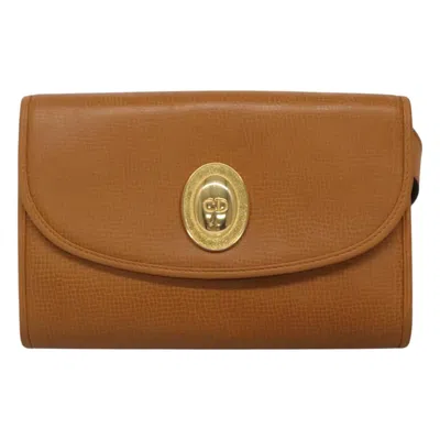 Pre-owned Dior Brown Leather Shoulder Bag ()