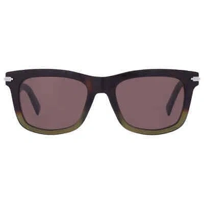 Pre-owned Dior Brown Square Men's Sunglasses Blacksuit Dm40087i 56e 53 Blacksuit