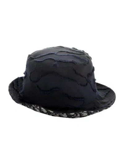 Pre-owned Dior Bucket Hat In Blue