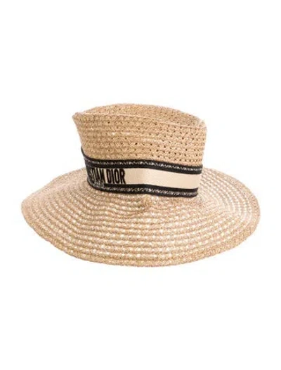 Pre-owned Dior Bucket Hat In Blue