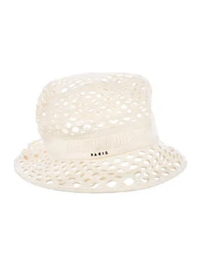 Pre-owned Dior Bucket Hat In Neutrals