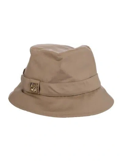 Pre-owned Dior Bucket Hat With Ribbon In Neutral
