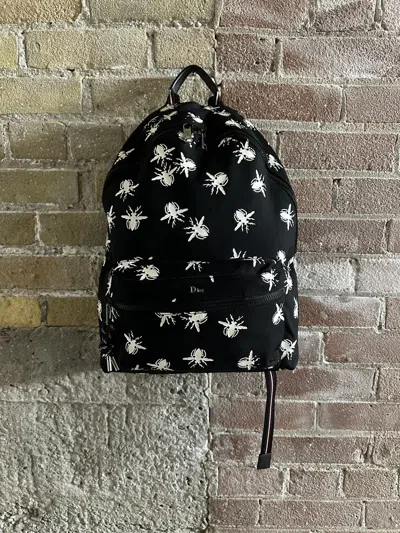 Pre-owned Dior Bug/bee Insect Print Bookbag