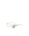 Dior Butterfly Frame Sunglasses In White