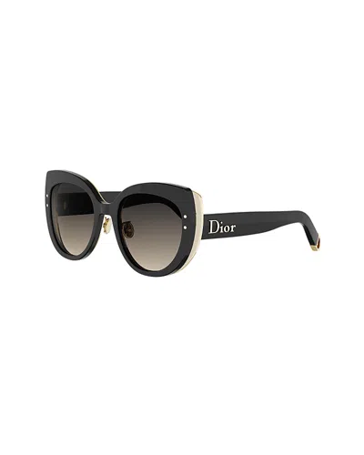 Dior Butterfly Sunglasses, 54mm In Black