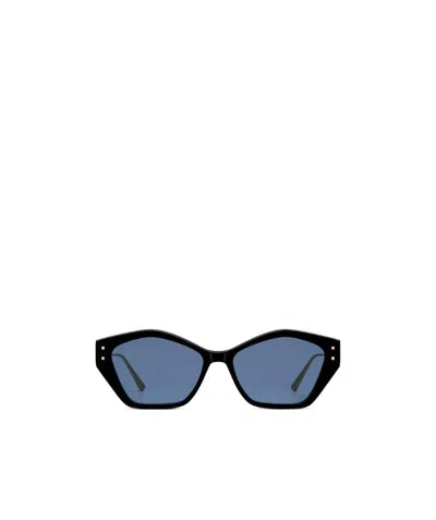 Dior Butterfly Sunglasses In Black