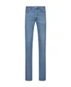 Dior Button Bag Jeans In Blue