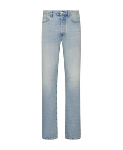 DIOR DIOR HOMME LOGO PATCH STRAIGHT LEG JEANS