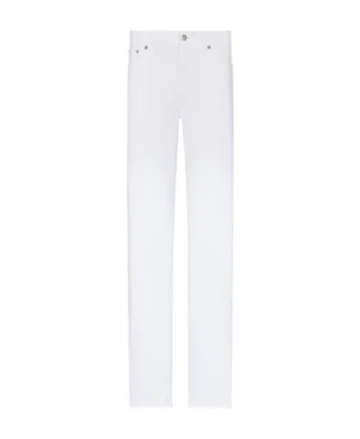 Dior Button Bag Jeans In White