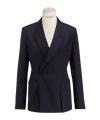 Dior Button Detail Suit Coat In Black