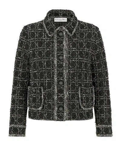 Dior Button Long-sleeved Casual Jacket In Black