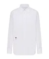 Dior Button Long-sleeved Shirt In White