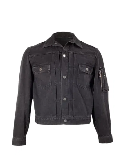 Pre-owned Dior Button-up Denim Jacket In Black