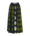 Dior Button-up Skirt In Green