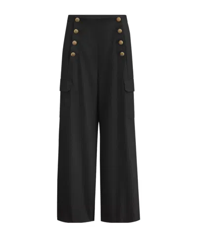 Dior Button-up Casual Pants In Black