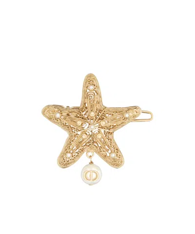 Dior Cabinet De Curiosités Barrette In Yellow