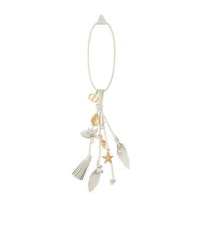 Dior Cabinet D'été Bag Charm In White