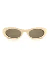 Dior Cactus Jack Cd Diamond S1i Rectangular Sunglasses In Neutral