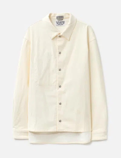 Dior Cactus Jack Felt Overshirt In Neutral