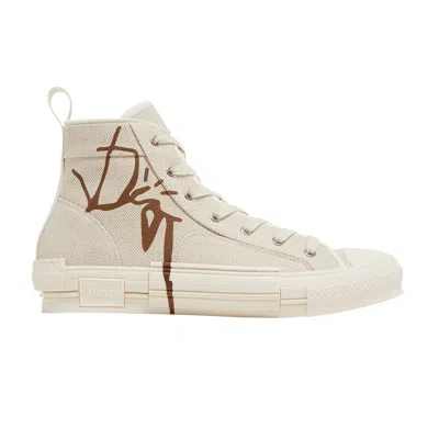 Pre-owned Dior Cactus Jack X  B23 High 'cream And Coffee' | Men's Size 45 In White
