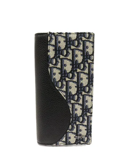 Dior Calf Long Wallet (authentic Pre-loved) In Multi