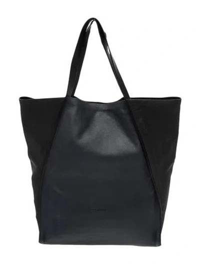 Pre-owned Dior Calfskin Shopper Tall In Multi