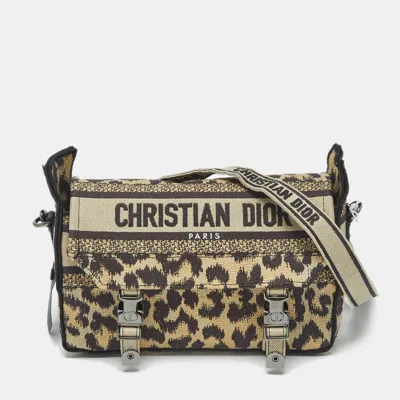 Pre-owned Dior Camp Bag In Beige