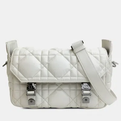 Pre-owned Dior Camp Bag In White