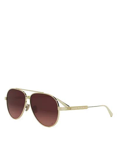 DIOR CANNAGE A1U PILOT SUNGLASSES, 61MM