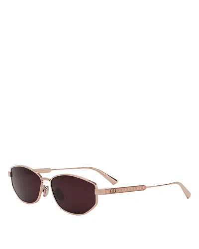 DIOR CANNAGE B1U GEOMETRICAL SUNGLASSES, 57MM