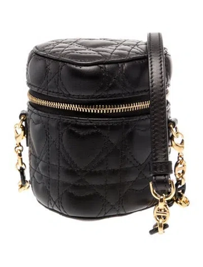 Pre-owned Dior Cannage Backpack W/ Tags In Black