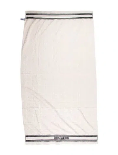 Pre-owned Dior Cannage Beach Towel