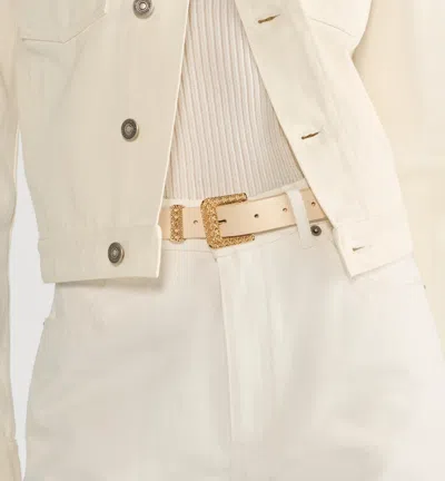 Dior Cannage Belt In Brown