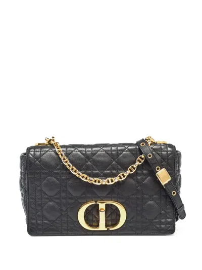 Pre-owned Dior Cannage Caro Shoulder Bag