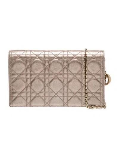Pre-owned Dior Cannage Clutch
