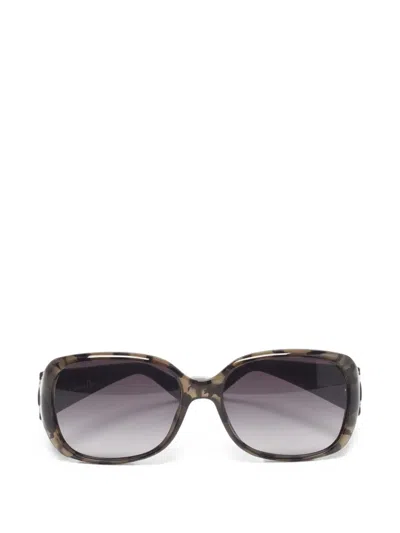 Pre-owned Dior Cannage Frisson 2 Sunglasses In Brown