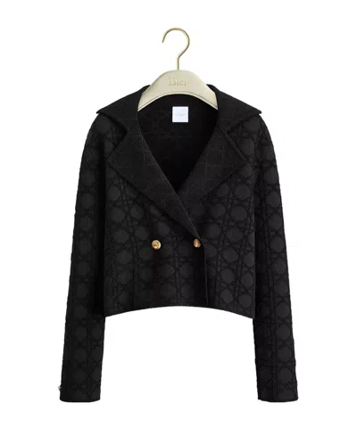 Dior Cannage Jacket In Black