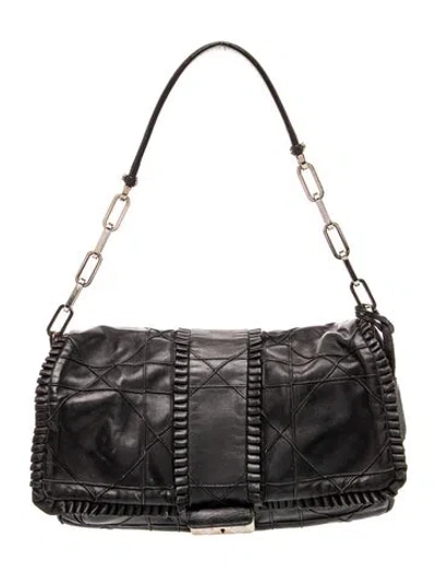 Pre-owned Dior Cannage Miss  In Black