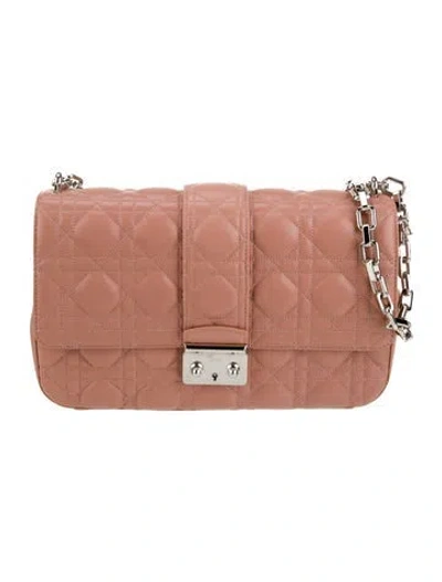 Pre-owned Dior Cannage Miss  Medium In Pink