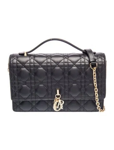 Pre-owned Dior Cannage Miss  Mini 2023 W/ Tags In Blue