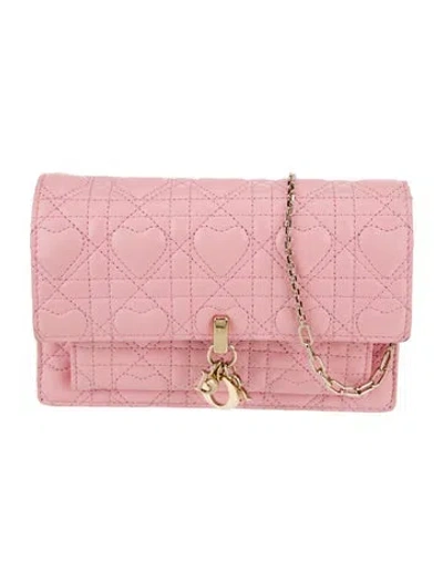 Pre-owned Dior Cannage Miss  In Pink