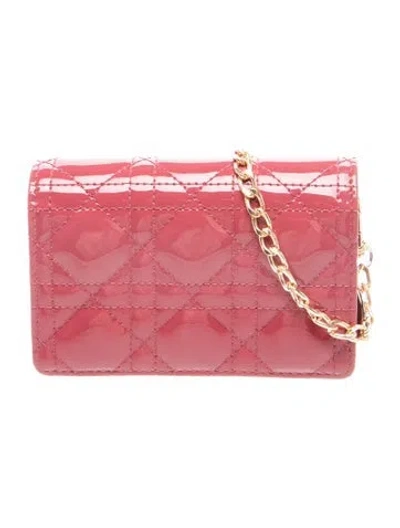 Pre-owned Dior Cannage Miss  In Pink